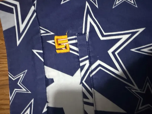 Loudmouth x Dallas Cowboys Navy/Silver Active Star Mini Skirt Size 16. - Image 4