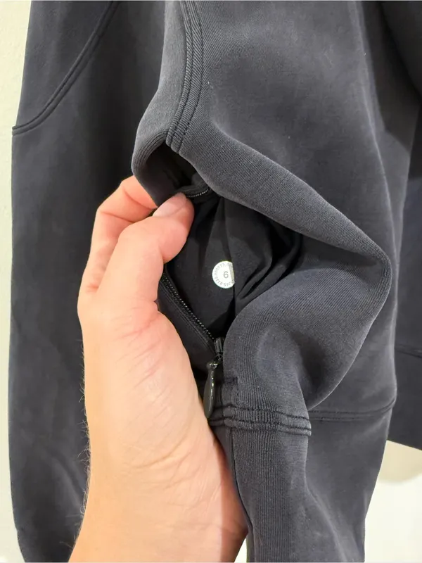 Lululemon Cropped Black Hoodie - Image 6