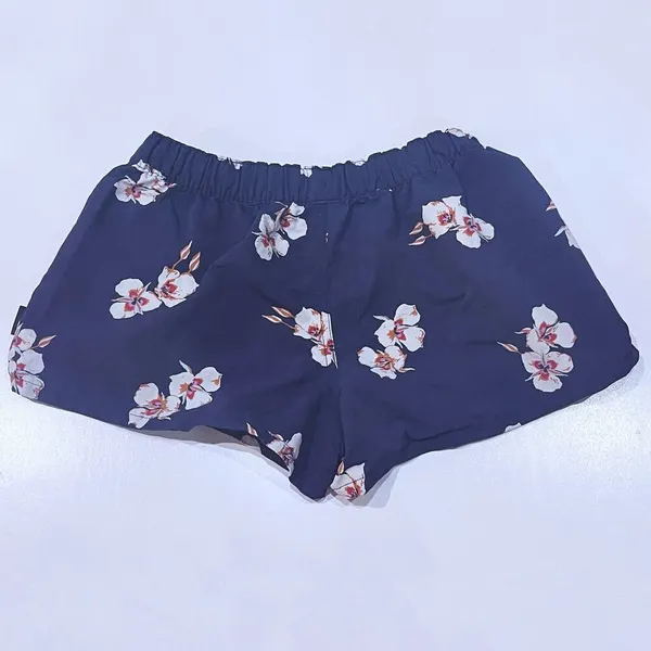 Patagonia XS Barely Baggies Shorts Swim Blue Floral Pockets DWR Beach Surf Sport - Image 3