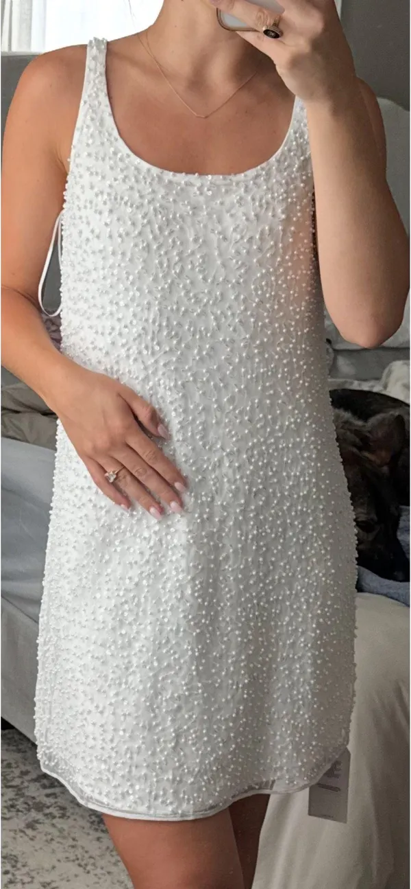 Abercrombie Embellished Scoop Mini Dress - Image 3