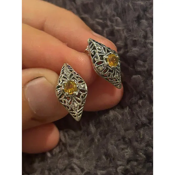 Earrings 925 sterling silver d026 studs - Image 2