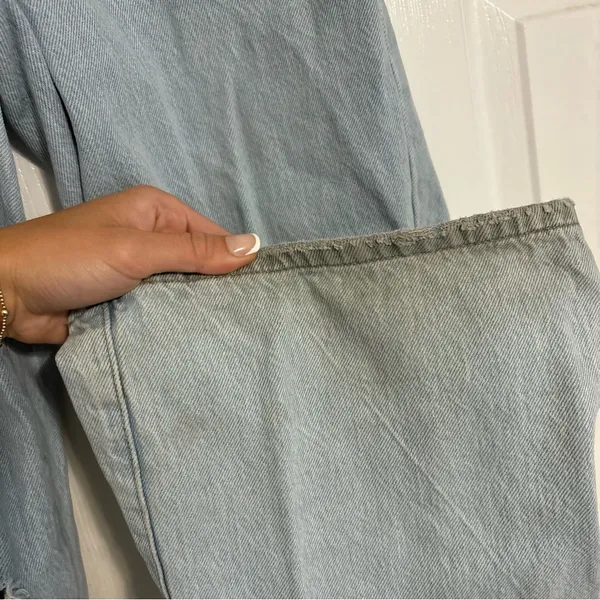 Garage Wide Leg Lightwash Jeans - Image 7