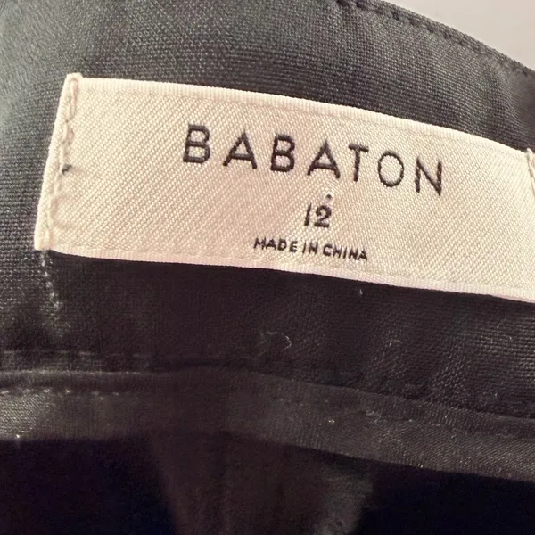 NWT Babaton Aritzia Wool Stretch Pant in‎ Black Size 12 - Image 6
