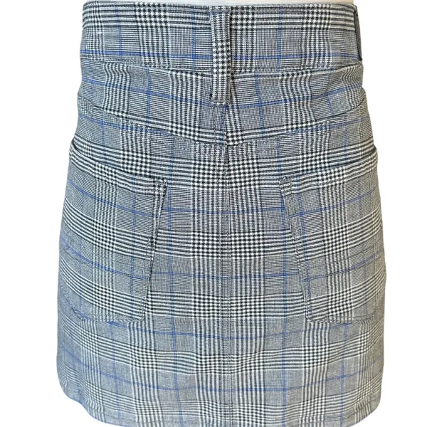 American Eagle Super Stretch High Rise‎ Mini Skirt Plaid Academia Quiet Luxury - Image 3