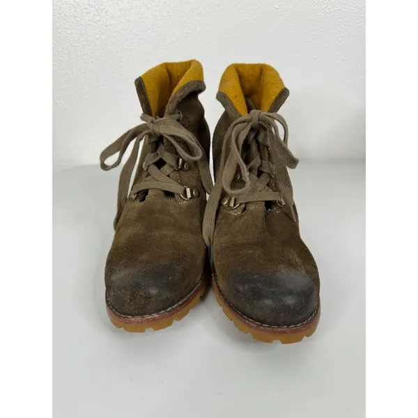 Ugg Y2K Calynda Suede Heeled Boots Size‎ 7.5 - Image 2