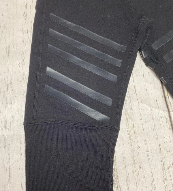 ALO High Waist Goddess Leggings in Black Gloss Stripe Size Small - Image 4
