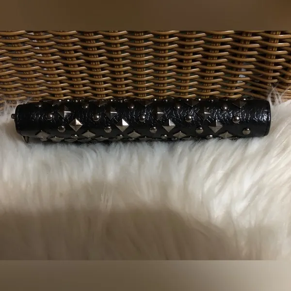 NEW Black Studded Zip Around Wallet - Image 4