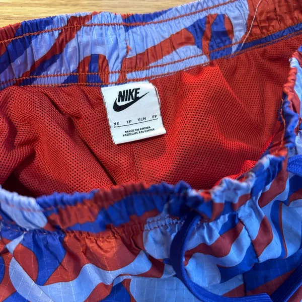 Nike Womens Sportswear Icon Clash Woven All Over Print Pants‎ Size XS Jogger Y2K - Image 4