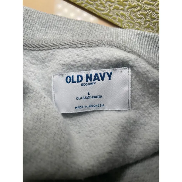 Old Navy SoComfy Best Self Energy‎ Rose Graphic Cropped Sweatshirt Large - Image 3