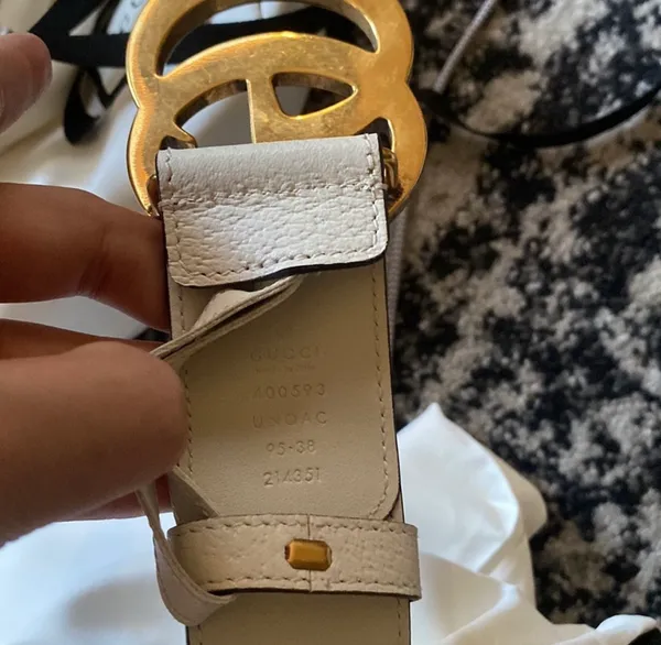 Gucci GG 40 Strawberry and Cherry Belt size 95 - Image 4