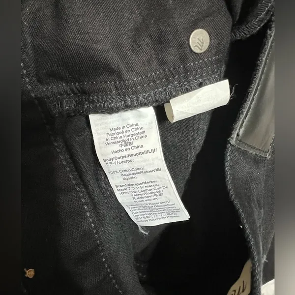 Madewell- The Perfect Vintage Jean Stone Black: Knee-Slit Edition 25 - Image 16