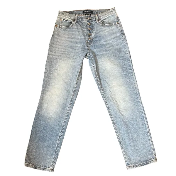 Aeropostale Mom Jean Light wash button up fly - Image 4
