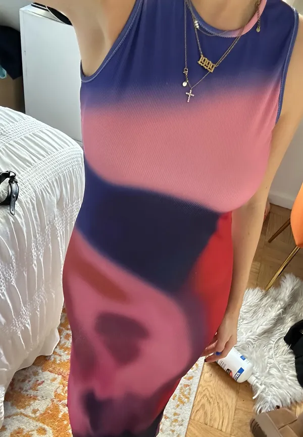 Purple Bodycon maxi dress - Image 2