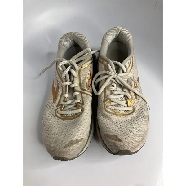 Brooks Adrenaline GTS 20 Women 7.5 Beige Gold Good Running Shoes 1202961B164 - Image 2