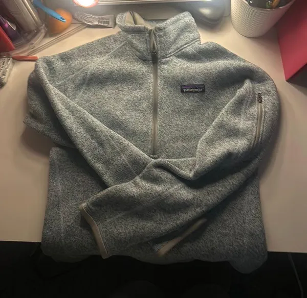Patagonia Women's Better Sweater 1/4-Zip Fleece / Steam Blue size XS - Image 2