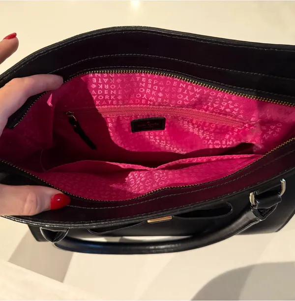 Black Kate Spade Purse - Image 3