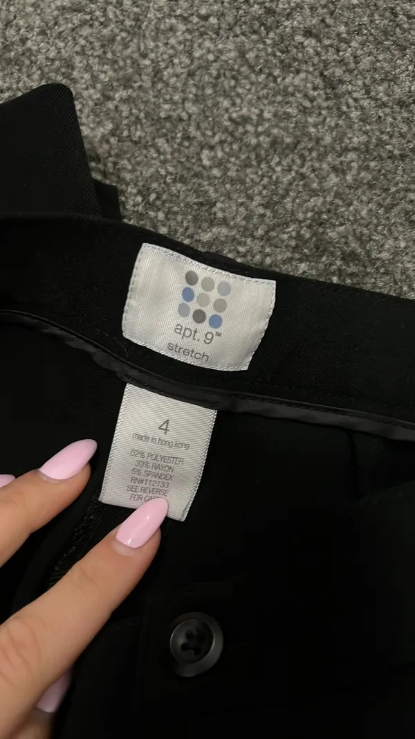Apt. 9 Black dress pants - Image 2