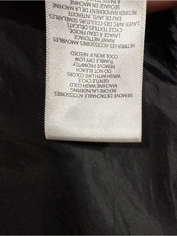 Lauren Ralph Lauren Women’s Coat Sz Med Black Down Filled Zip Up Winter‎ Preppy - Image 9