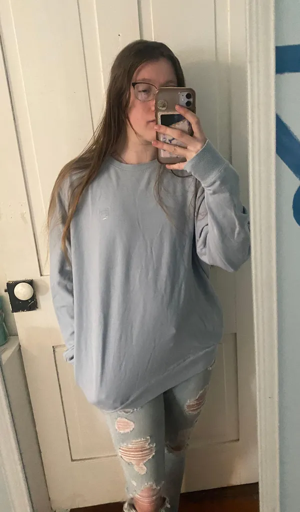 FILA light blue crewneck with pockets - Image 4