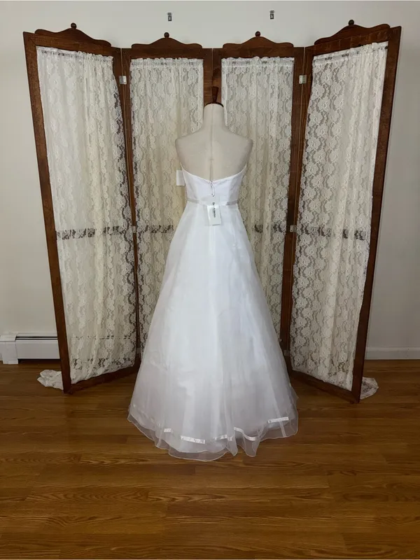 Pretty NEW Vintage Y2K David’s Bridal Organza Wedding Gown - Image 7