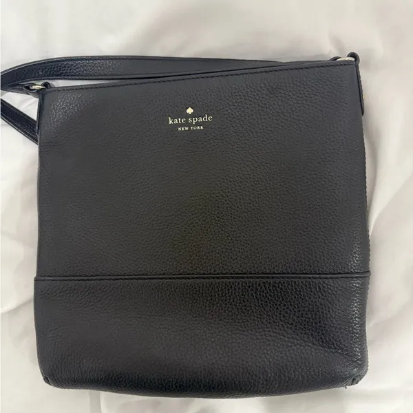 Kate Spade Black Leather Bag - Image 3