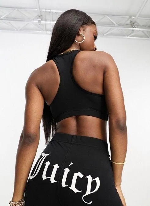 Juicy Couture Black Sports Bra - Image 8