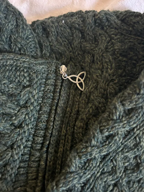 Aran Crafts Wool Cardigan - Image 2