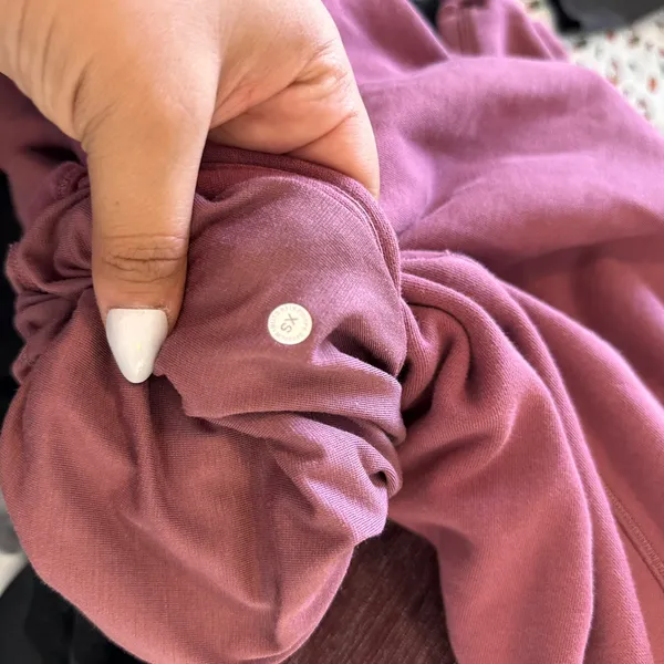 lululemon sweatshirt oversized size XS Broken Beats Plum athletic - Image 6