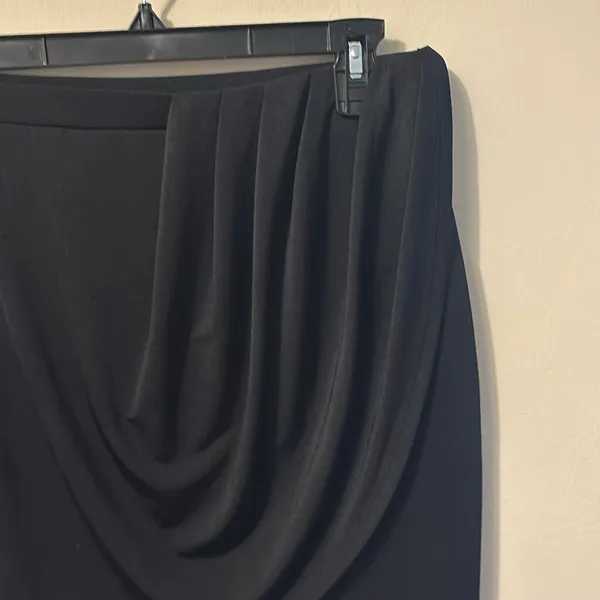 Express Black Ruched Pencil Skirt Mini - Image 4