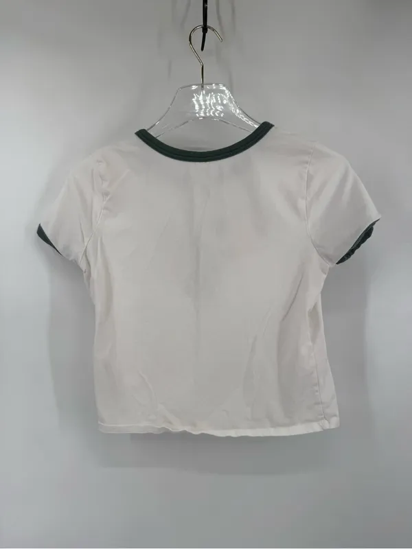 Gola x Anthropologie Cotton Ringer Graphic Tee size small - Image 3