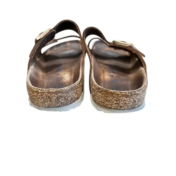 Birkenstock Arizona Chunky Platform Sandals Metallic Silver 36 EU / 5-5.5 US - Image 10