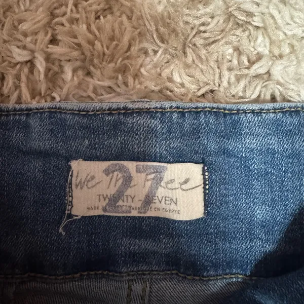 We The Free Medium Blue Wide-Leg Flare Jeans - Image 3