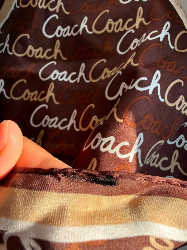 Rare vintage Coach silk scarf  - Image 2