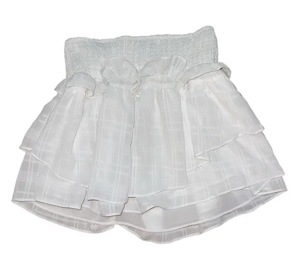Do + Be white ruffle skirt women’s size large - Image 2
