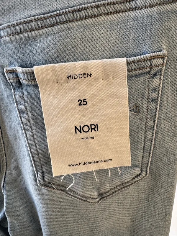 Hidden wide leg crop jeans Nori - Image 3