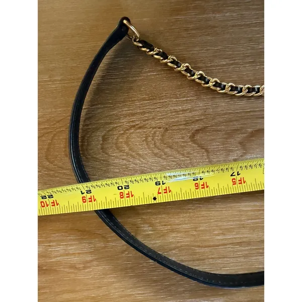 Tory Burch Black Quilted Leather Fleming Convertible Shoulder Bag Gold Hardware - Image 11