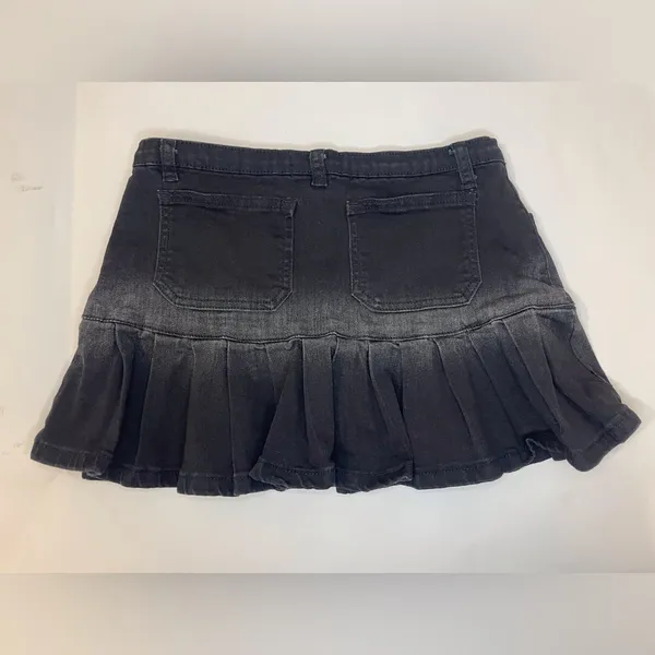 I.AM.GIA Women’s Vintage Black Pleated‎ Skater Skirt Size S - Image 5