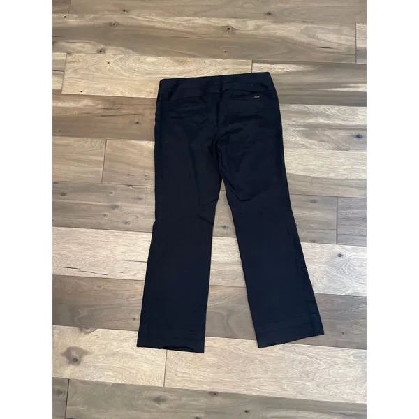 Guess Straight‑Leg Cropped Pants Size "29 Black Cotton Modern Fit - Image 10