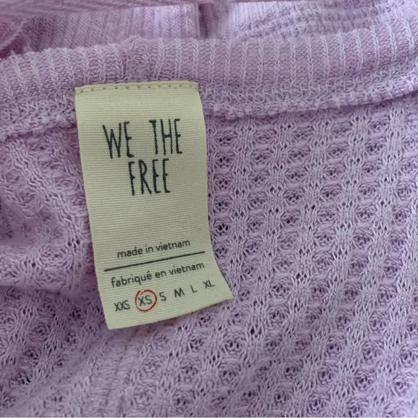 Free People Catalina Waffle Knit Thermal Top - Image 9