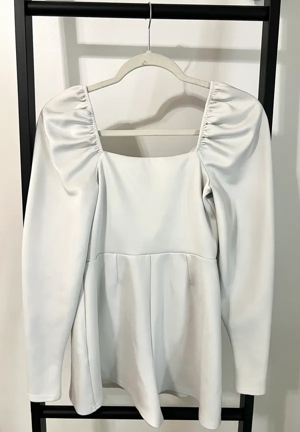 ASOS White LS Romper - Image 6