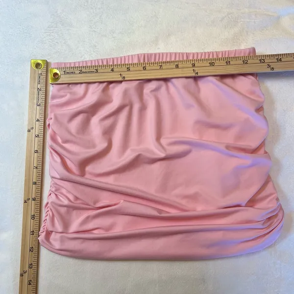 Pink Tie-Front Mini skirt and top set Size‎ Medium - Image 5
