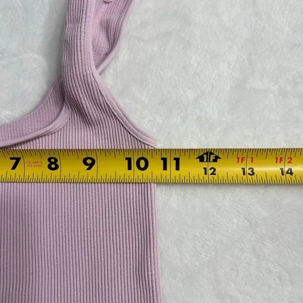 Free People Movement Lavender Ribbed Seamless Tank Small - Image 6