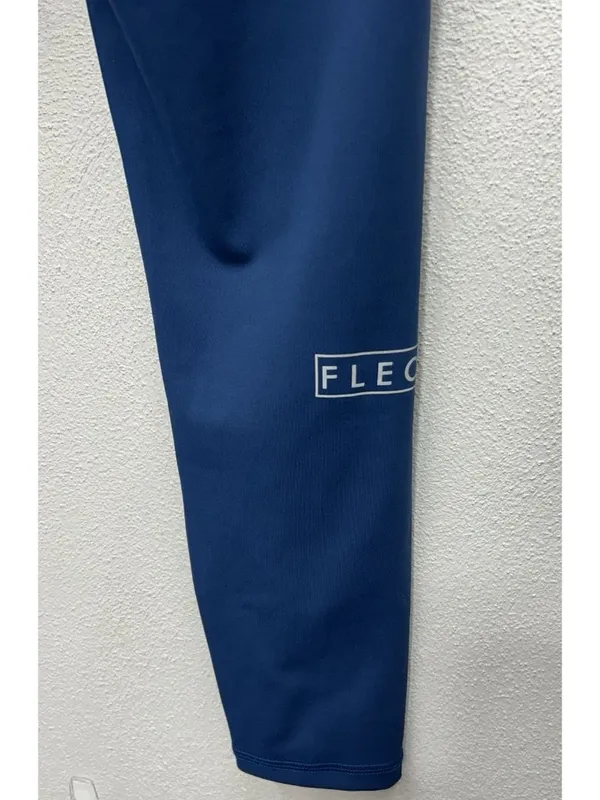 Fleo El Toro 25" Leggings XL Extra Large Women’s Teal Blue Mid Rise Yoga Gym - Image 4