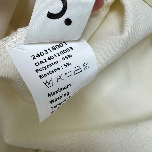 Commence Strapless Two Tone Mini A-Line Dress XS‎ Beige Black Babydoll Romantic - Image 10