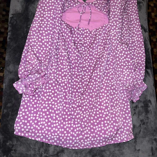 Princess Polly Abbie Mini Dress in Purple Size 4 New with tag - Image 10