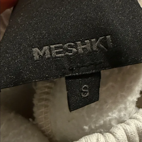 Meshki Unisex Joggers in Cream Size Small - Image 8