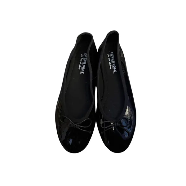 Fever Sole black patent leather ballerina flats - Image 2