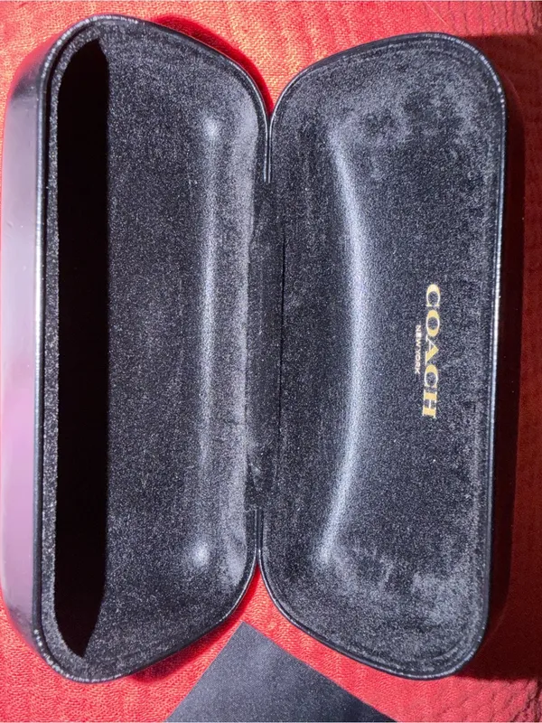 Coach Black Women's Sunglasses with Subtle Gold Accent - Image 7