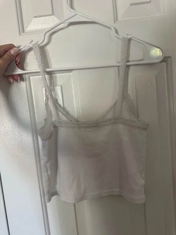 White Brandy Melville Tank - Image 2