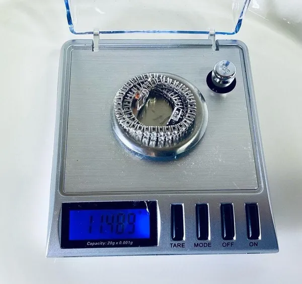 NWOT 925 Sterling Silver 4mm Tennis Bracelet - Image 7